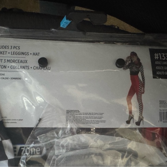 Racecar Driver Costume – Adult Large 10-12 (3 Piece Set) - Picture 4 of 4